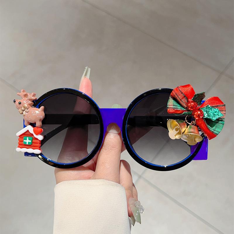 Большие круглые солнцезащитные очки Merry Christmas Luxury Brand Designer, женские и мужские, винтажные, популярные, для вечеринок, панк-солнцезащитные очки