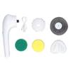 Electric Cleaning Brush Cordless Handheld Electric Spin Scrubber with 5 Brush Heads for Home