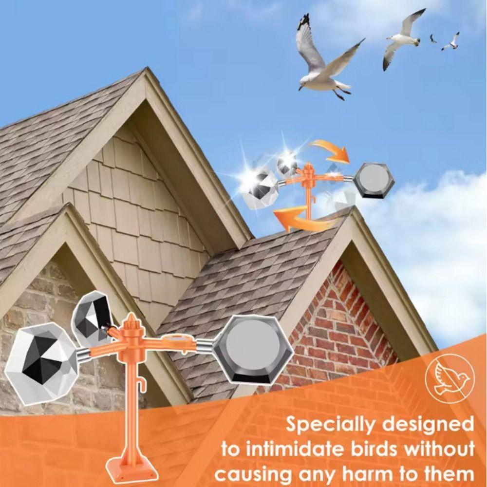 Reflective Flash Bird Repellent Device Bird Deterrent Device Outdoor Installation