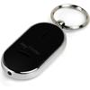 Whistling Keyring - Key Finder - Black - Built-in LED - Original Gadget - Unisex