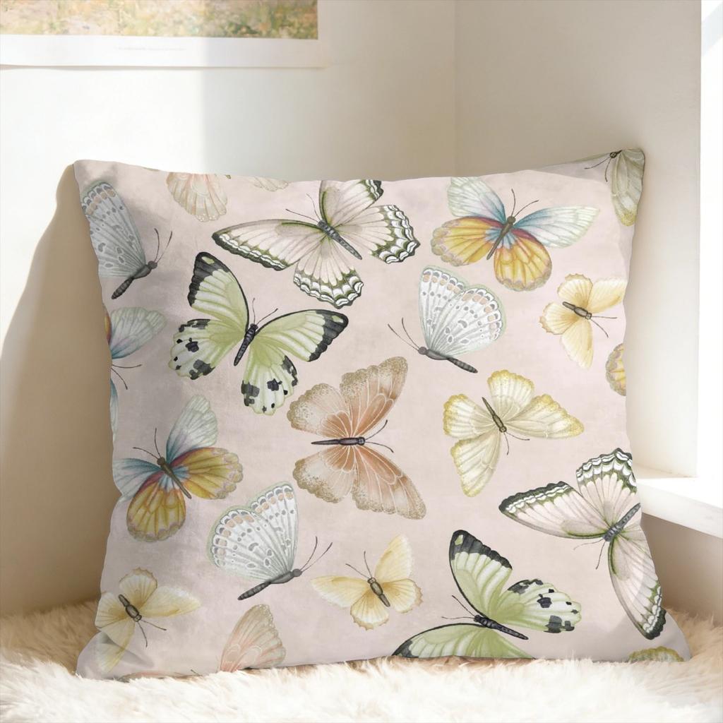 Rural Flowers Pillow Case Sunflower Comfy Pillow Cover For Sofa Car Home Decor Retro Trendy Pillowcases