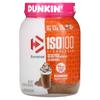 ISO100 Hydrolyzed, 100% Whey Protein Isolate, Dunkin Mocha Latte, 650g (1.4lb)