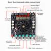 XY-HT21 2.1-канальный цифровой аудиоусилитель двухъядерный TPA3223 200 Вт*2+400 Вт Bluetooth усилитель мощности улучшенный высокий тон сабвуфер