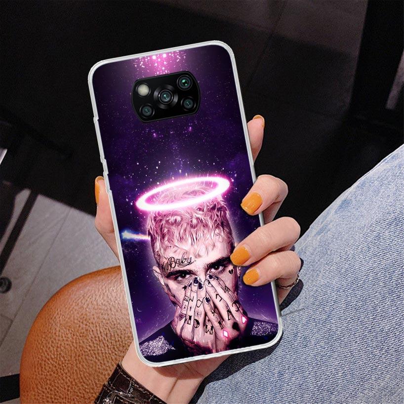 Чехол для телефона singer Lil Peep для Xiaomi Poco X5 X6 X7 Pro X4 Gt F7 Ultra M8 M7 Redmi 15C 15 13C 13 12C 12 Уникальный чехол Coque Poco