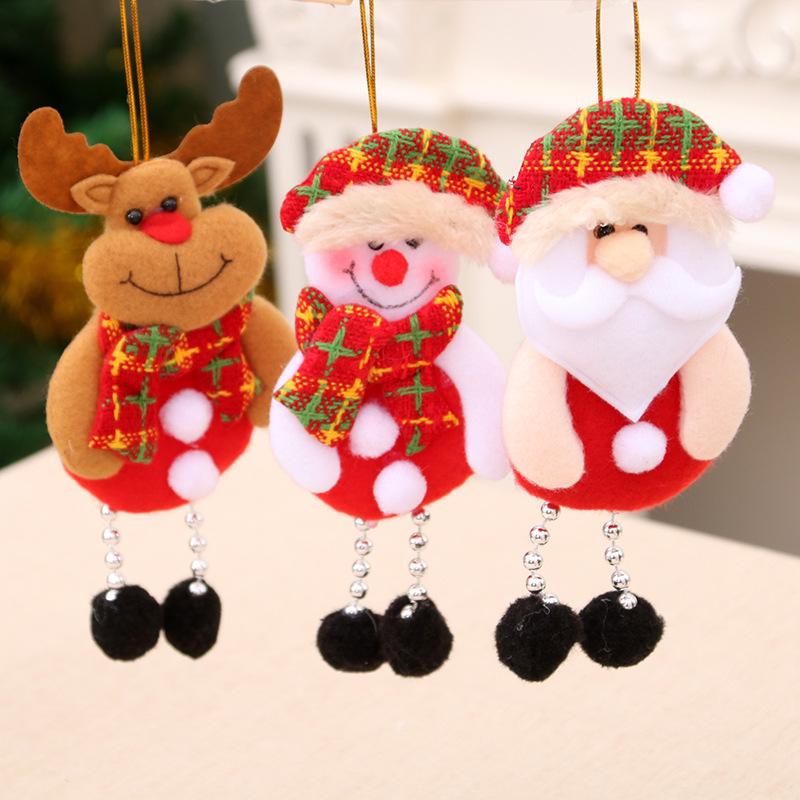 Christmas Ornament Dolls - Dancing Fabric Hanging Decorations & Gifts