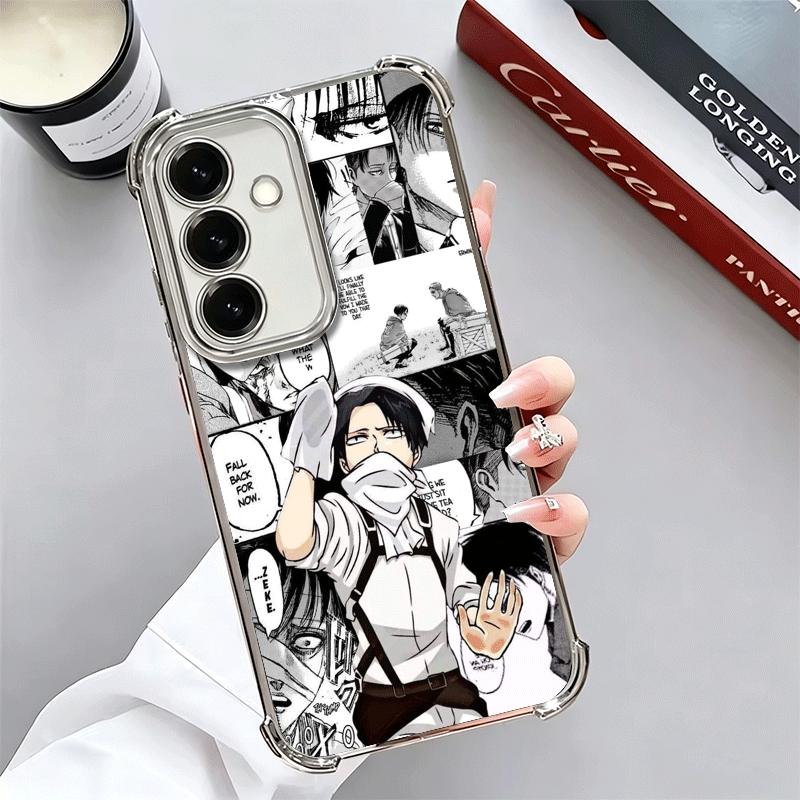 A-Атака Титанов Аниме Покрытие Чехол Для Телефона Для Samsung A17 A07 A37 A57 A16 A56 A15 A55 A14 A54 A13 A53 A26 A36 A25 A35 A24 A34
