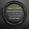 No Smell Thin For Jaguar F-PACE Steering Wheel Cover Leather Fit 250PS R-Dynamic S SE HSE 2022 P400 Sport 2023 SVE