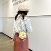 Adorable Mini Flower Pu Crossbody Bag For Kids Stylish Daily Accessory For Girls