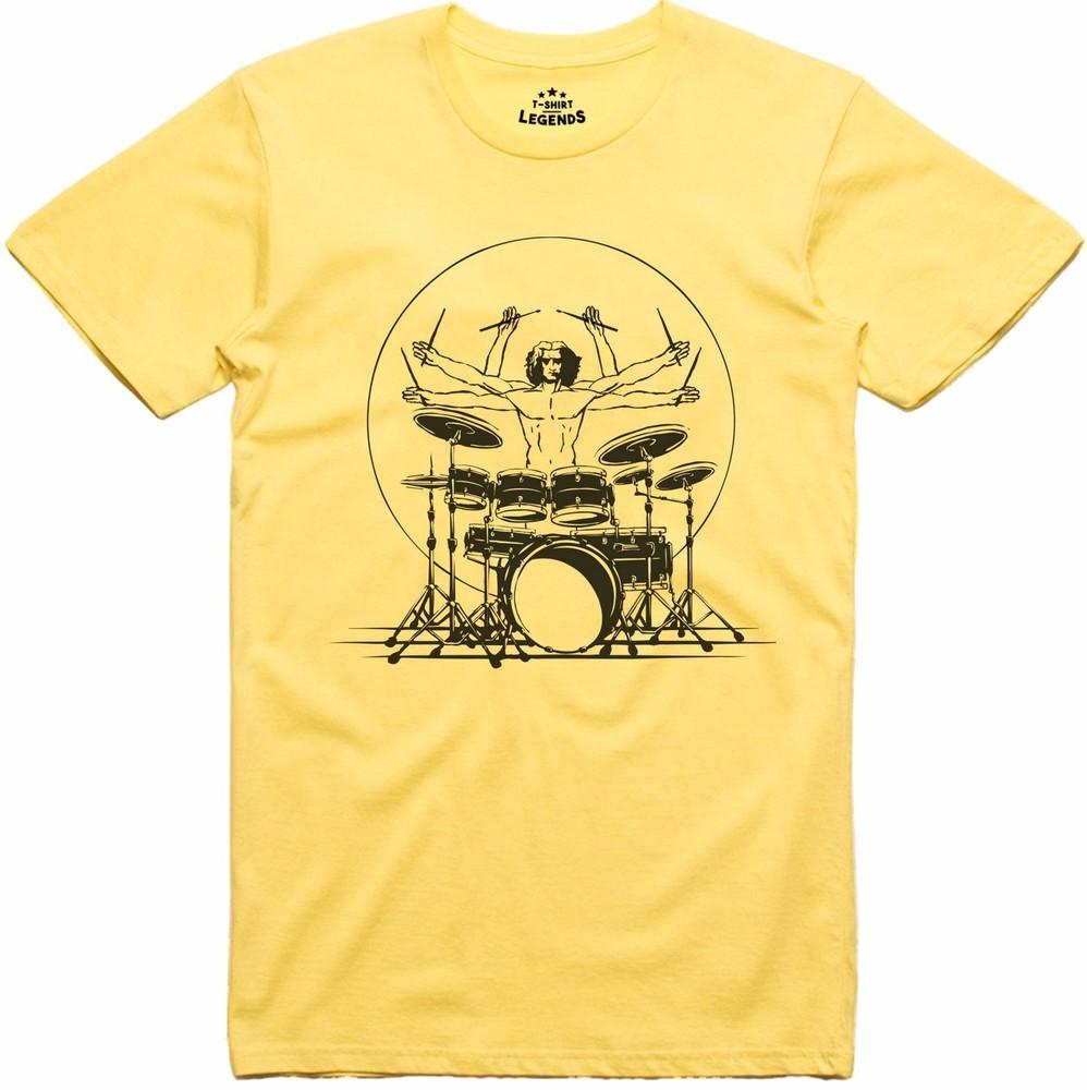 Unisexs T Shirt Extreme Drummer Rock Grunge Punk Band Regular Fit Tee
