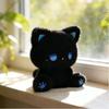 Милая плюшевая игрушка-кот эмо, сидящий, мягкая, с высокой детализацией, котенок, чучело животного, подарок для друзей