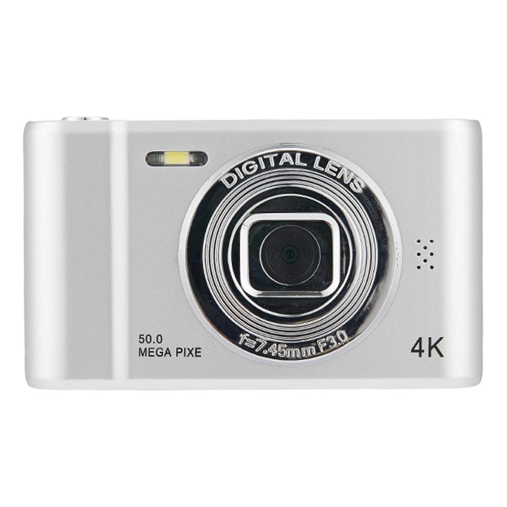 4K Campus Selfie Mini Retro Camera HD Photography Travel Selfie Camera 2.4 Inch IPS Screen Front Rear Cam Outdoor Child Camera