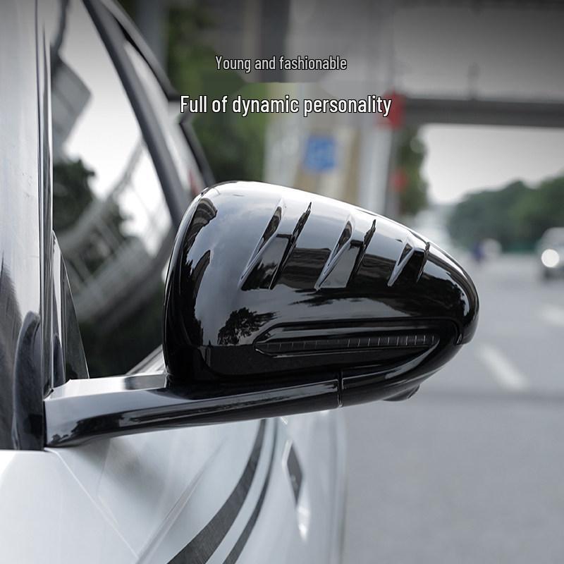 BYD Seal Rearview Mirror Carbon Fiber Protective Cover - Black Warrior