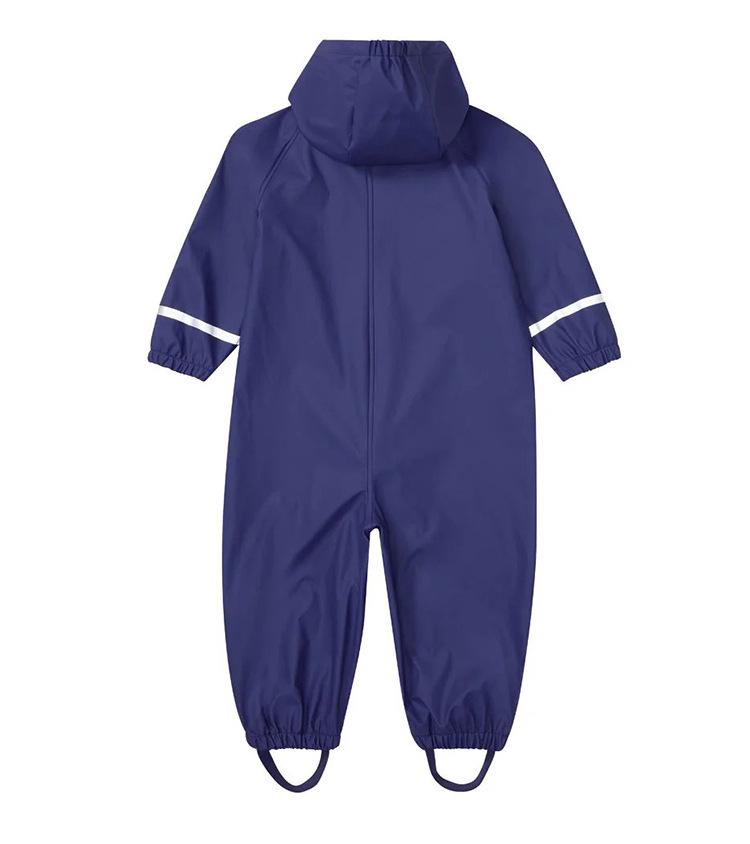 Детский дождевик-комбинезон: Водонепроницаемое пончо «все в одном» для мальчиков и девочек - Идеально для школы и игр на свежем воздухе