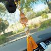 Тыква в китайском стиле Подвеска на зеркало заднего вида Автомобильное подвесное украшение Для мужчин Женщин