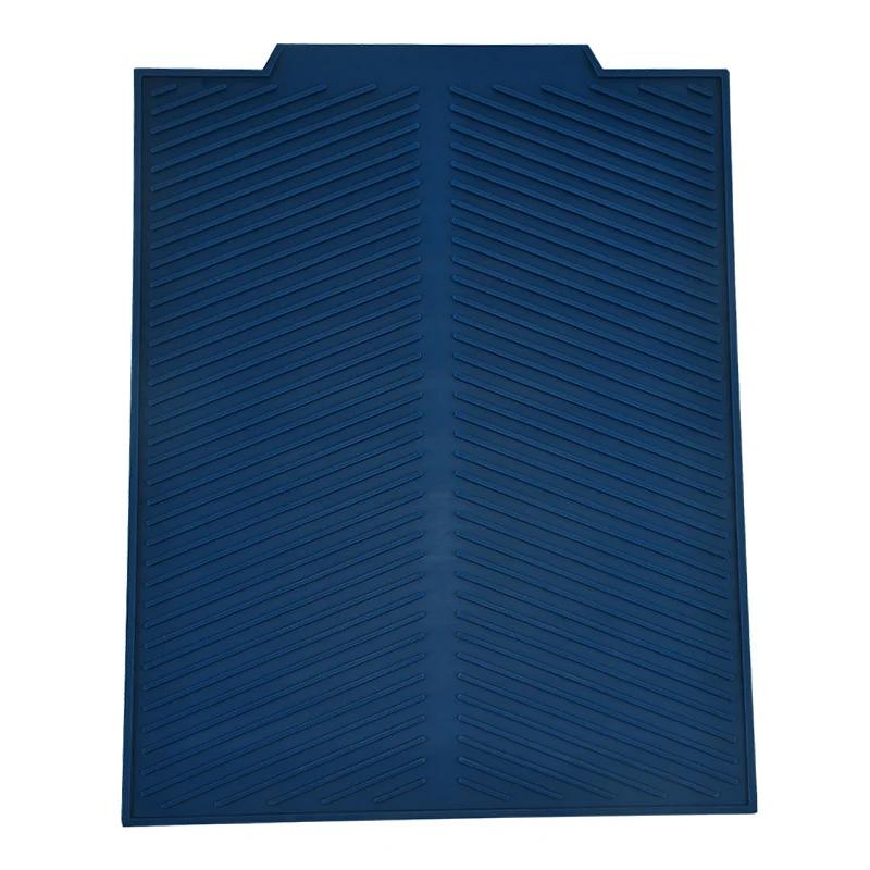 Non-slip Kitchen Silicone Drain Pad Storage Dish Cup Drying Mat Drainer Tray Anti-scald Potholder Placemat
