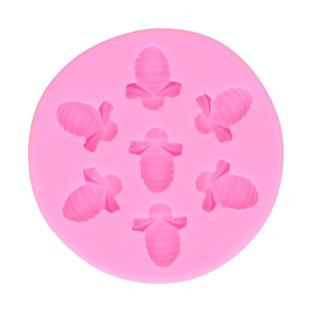 Non-Stick Bee Shaped Cake Mold Food Grade Silicone Fondant Cake Mold DIY Dessert Decoration