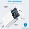 Для iPhone16 Зарядное устройство Быстрая зарядка, Для iPhone15 Зарядное устройство, Для iPad Зарядное устройство Быстрая зарядка Настенное зарядное устройство с кабелем USB C на C длиной 6 футов