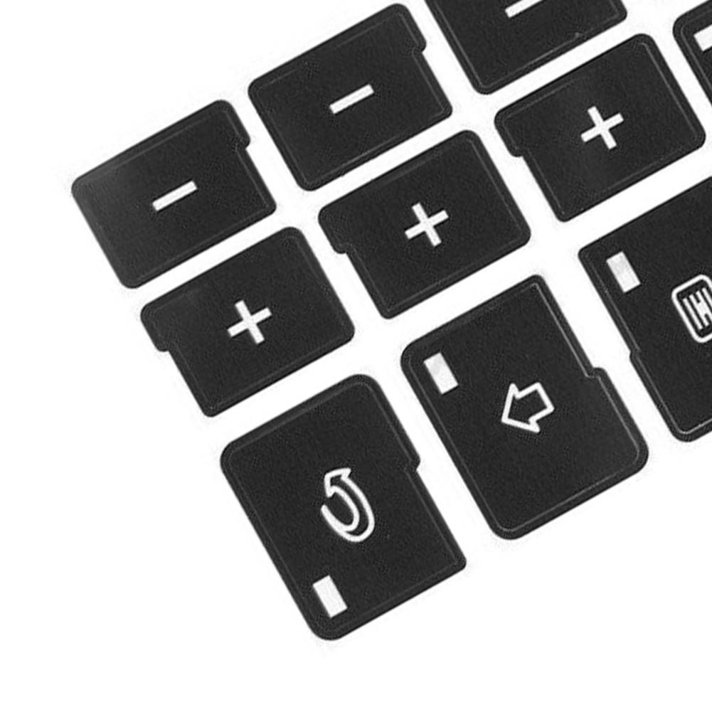 Автомобильные наклейки Черная кнопка переключателя управления кондиционером автомобиля