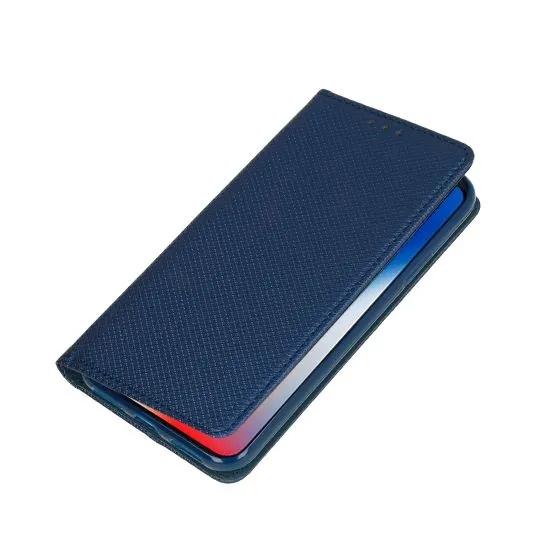 Case for SAMSUNG GALAXY A13 5G A04S SMART MAGNET CLOSING NAVY BLUE + GLASS