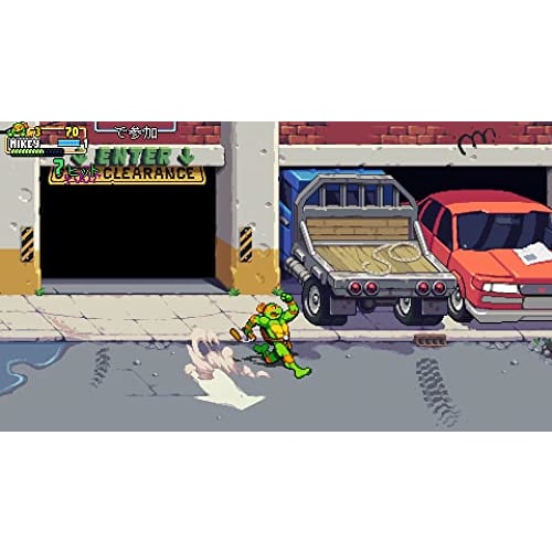 mutant turtles: shredders revenge special edition -switch [permanent bonus] original soundtrack cd, "t.m.n.t" acrylic diorama stand included