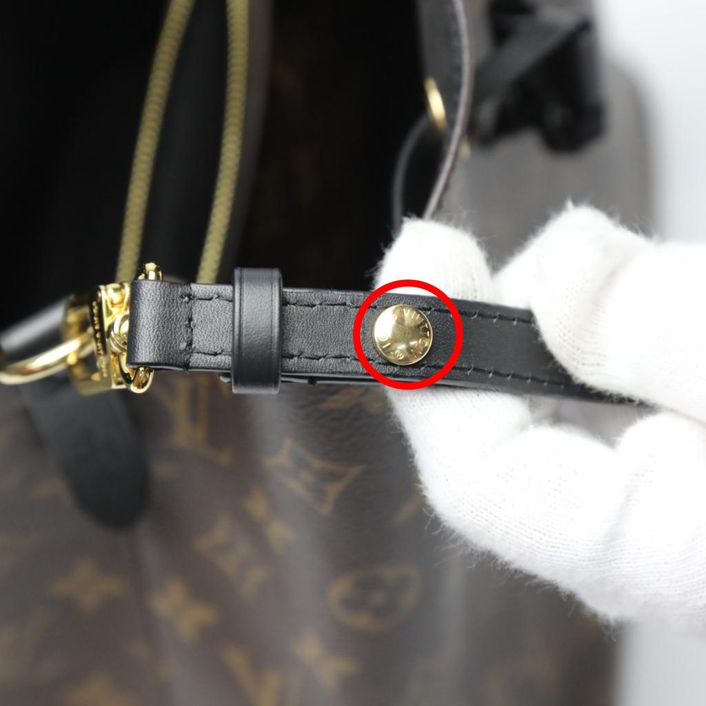 Louis Vuitton Сумка на плечо Neonoe с монограммой Холст с монограммой Noir Женская M44020 Б/у