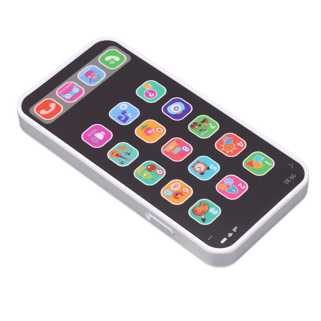 Детский Смартфон Сенсорный Мультирежимный Музыкальный Телефон Игрушка Ранняя Развивающая Обучающая Игрушка Белый