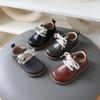 2024 Autumn Children Shoe Fashion Princess Shoes Designer Girls Party Dresses Leather Shoes Waterproof Soft Soled Casual Shoes