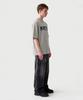 CUTZ Stone Washed Lettering Patch Short Sleeve Knit