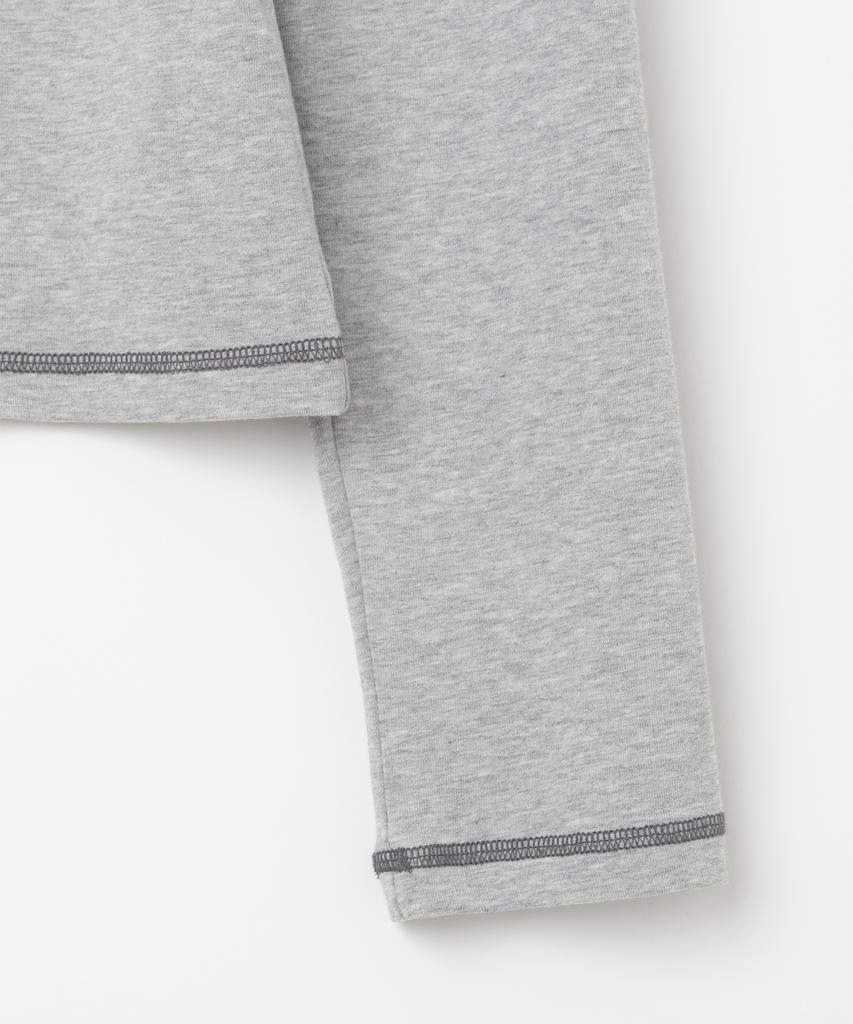 MILLO WOMEN Soft Long Sleeve T-Shirt [Melange Gray]