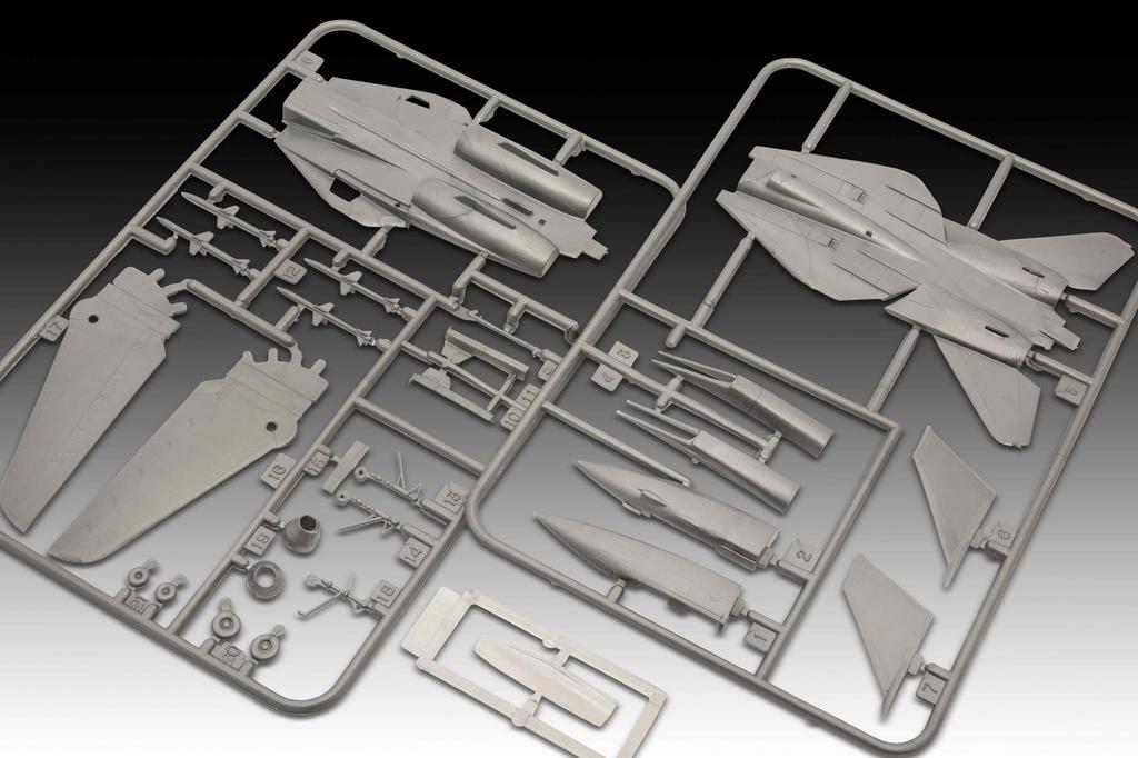 German Revell Scale American Grumman Tomcat Plastic Model Kit 03782 1/144 F-14A (airplane)