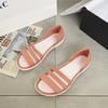 Fashion Women Sandals Jelly Sandals Women's Summer Non Slip Soft Soled Shoes Beach Versatile Women's Shoeskm23