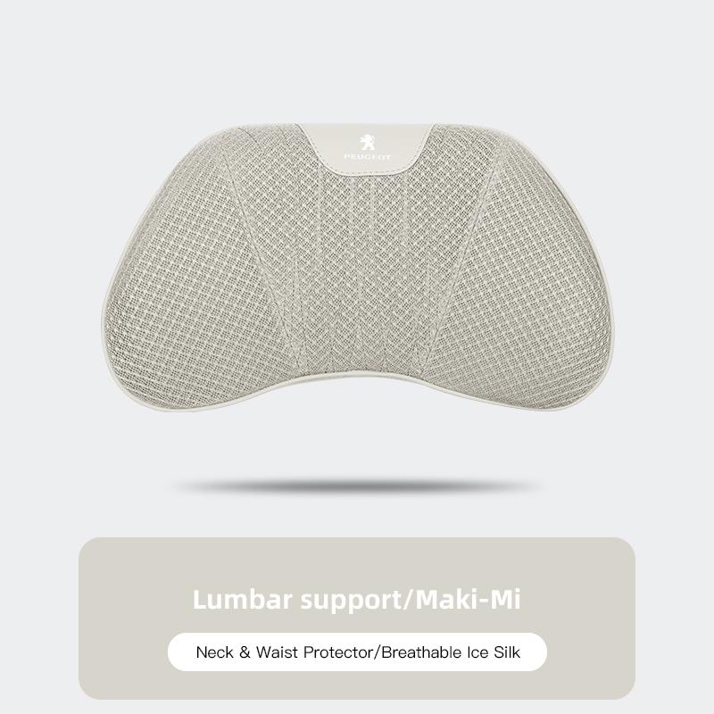 Memory Cotton Car Headrest Neck Pillow Car Seat Cushion Lumbar Pillow For Peugeot 206 307 308 207 3008 208 407 508 2008 5008 301