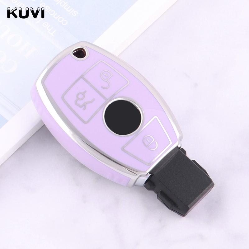 Новый чехол для дистанционного ключа из ТПУ для Mercedes Benz ACESG Class GLA CLA GLK GLC CLS W204 W463 W176 W251 W205