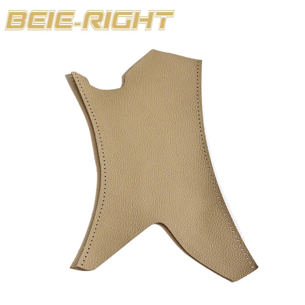 Кожаная ручка панели правой/левой двери, крышка ручки, внутренняя накладка-ручка для BMW 3 серии E90 E91 E93 2005-12, деталь интерьера автомобиля