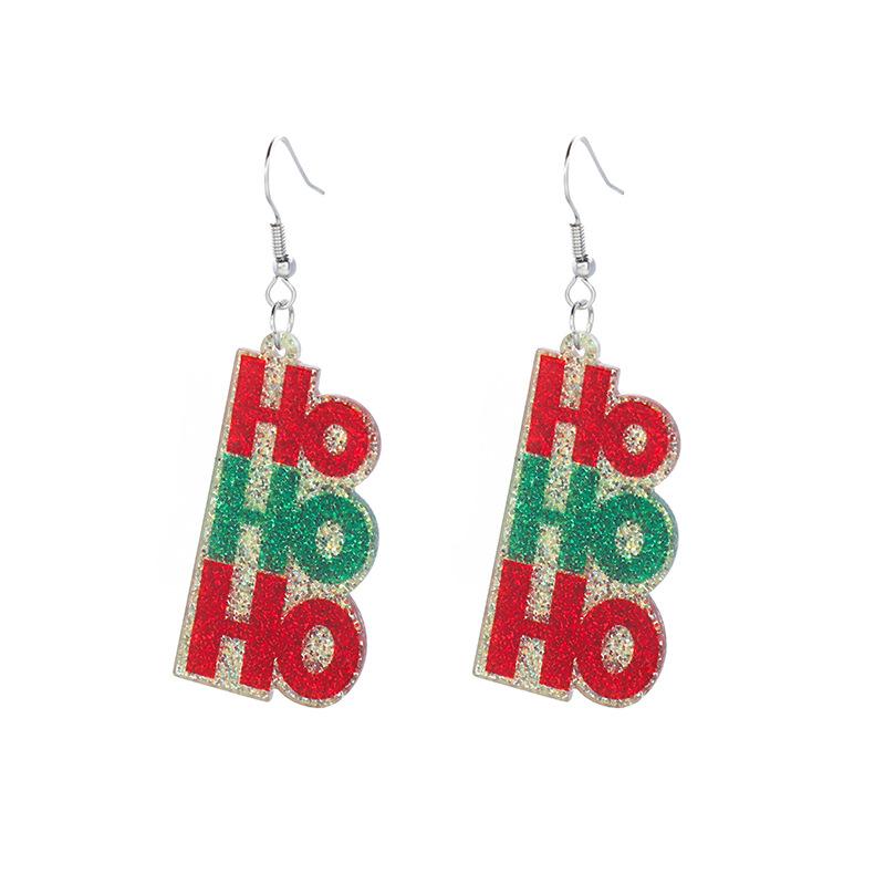 1 Pair of Ladies' Christmas Earrings, Christmas Gift for Everyday Wear, Christmas-themed Jewellery, Ladies' Accessories