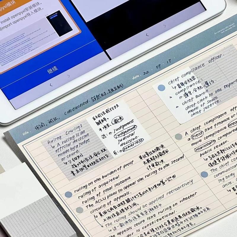 Agenda Planner Tearable Sketch Book Notebook Draft Paper Journal Notebooks Simple Diary School Supplies Student Stationery Gifts