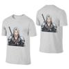 Sephiroth Profile Loose Reversible Tshirt Retro Trendy Brand Basic Versatile Unisexs Tshirts