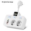 Power Strip EU AC Outlet Socket Multiprise Smart Home Extension Electrical Adapter Wall Plug Converter USB Fast Charging