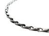 Silver One Adjustable Thick Anchor Link Necklace Chain for Men, 5mm, 50cm, 925 Silver
