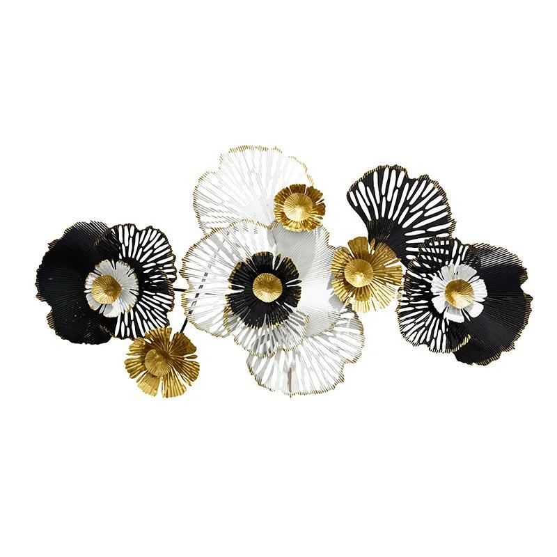 Новый китайский стиль настенные украшения аксессуары для дома диван фон настенная живопись из кованого железа металлический полый фон