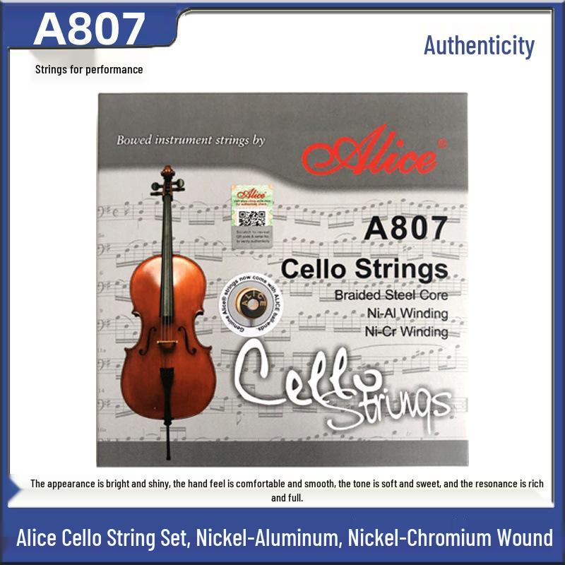 Струны для виолончели Alice A807 для игры на виолончели
