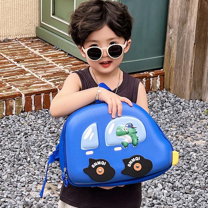 Trendy Lightweight Nylon Preschool Backpack For Kids With Cute Cartoon Design