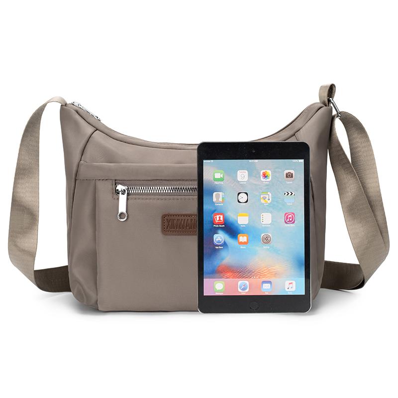 Водоотталкивающая нейлоновая сумка-мессенджер, большая вместимость, сумка для commuters, женская сумка через плечо