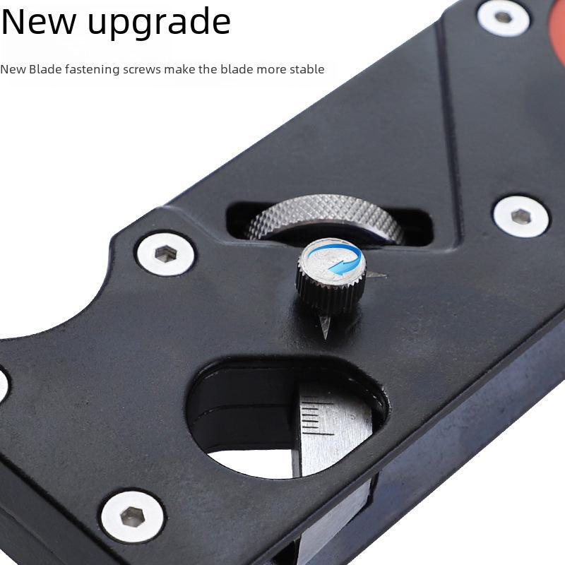 Регулируемый строгальный станок с фаской 45°: Многоугловой ручной рубанок для деревообработки.