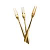 5Pcs Mini Size Fruit Fork Rustless Steel Dessert Fork Portable Snack Fork  Café