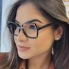 Новая Ретро Квадратная Оправа для Очков Женская Оправа для Очков для Личности Очки для Компьютера с Защитой от Синего Света Мужские Модные Очки