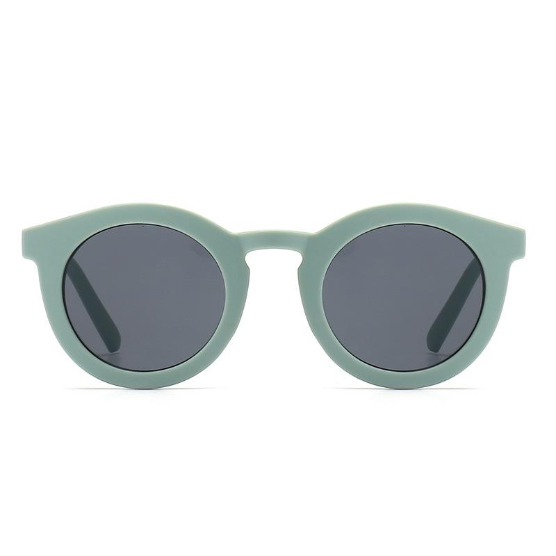 Parent-Child Fashion Matte Frame Versatile Retro Street Shot Glasses Children'S Big Face Round Adult Sunglasses Sunglasses