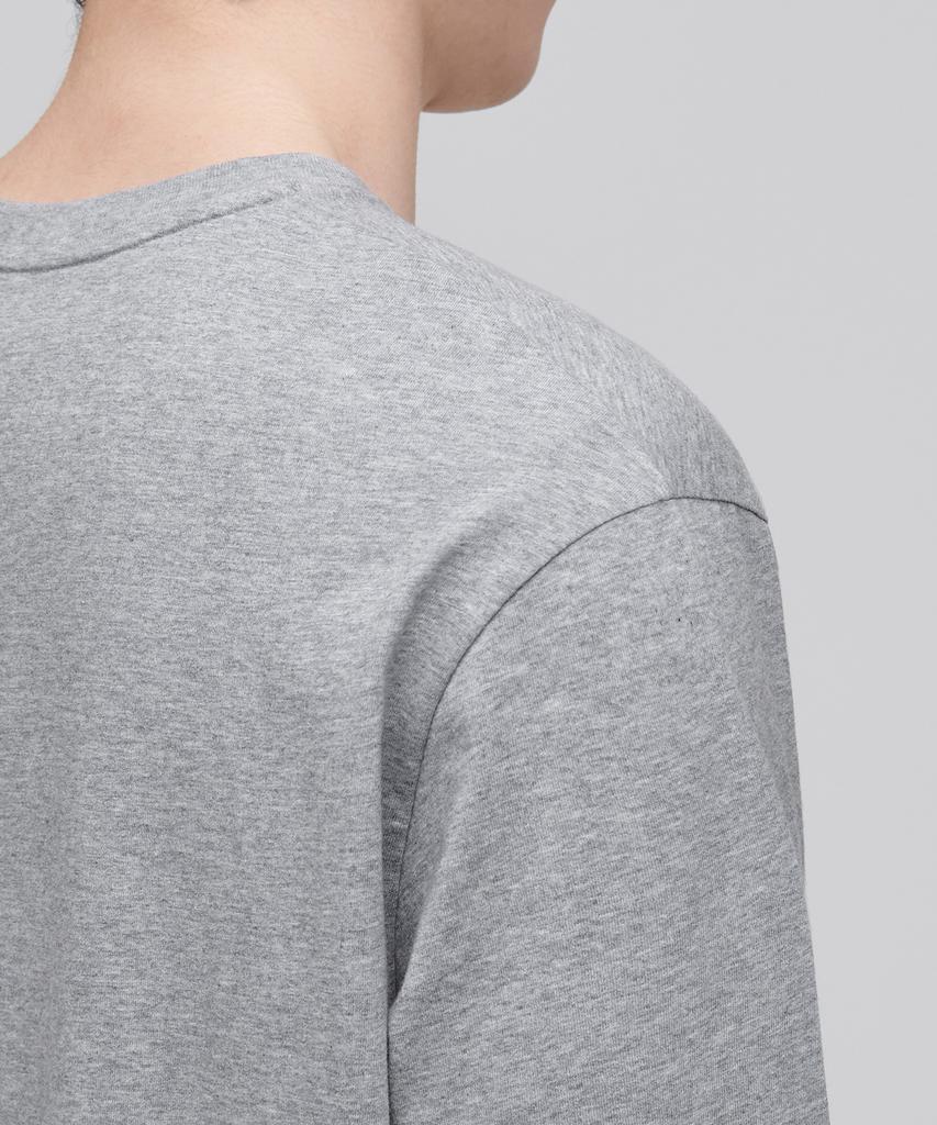 MUSINSA STANDARD [Cooltandard] Crew Neck Long Sleeve T-Shirt [Medium Gray]
