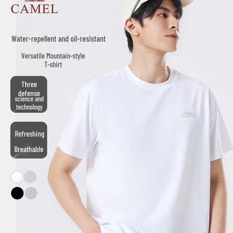 Camel Мужская футболка с круглым вырезом и коротким рукавом