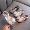 Summer Girls Flat Princess Sandals Fashion Sequins Bow Rhinestone Baby Shoes Kids Shoes For Party Wedding Party Sandals